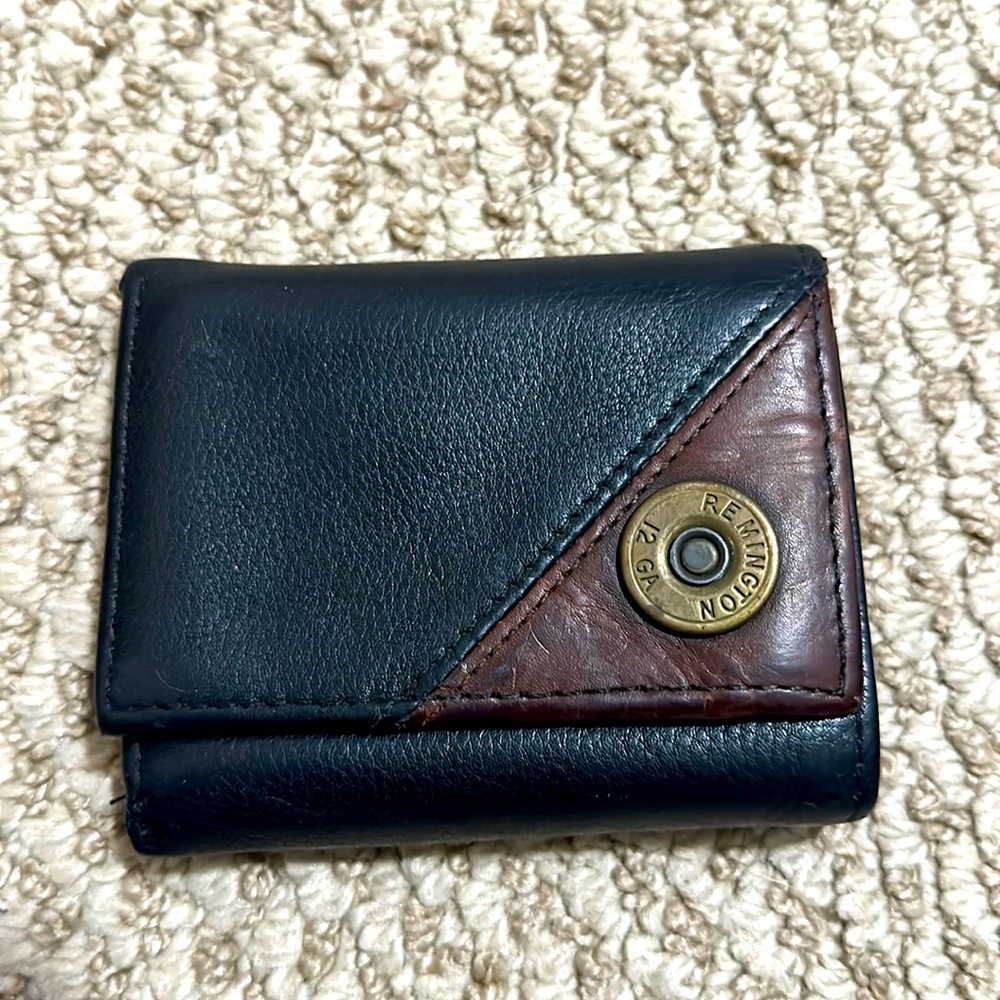 Black/Brown Leather Wallet
